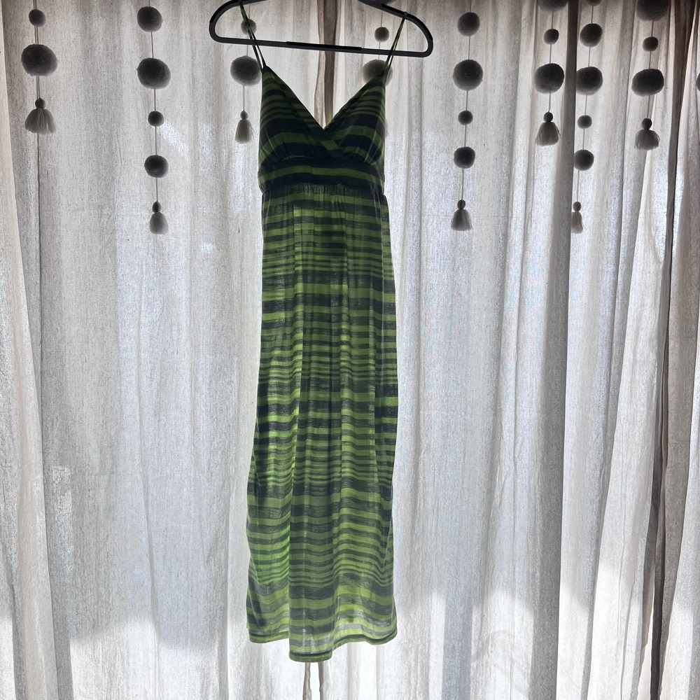 NO BOUNDRIES-Lime Green Maxi Dress Size XL